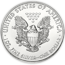 American Silver Eagle, back