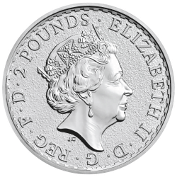 British Silver Britannia, back