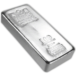 100 Oz Silver Bars
