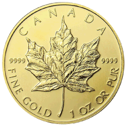 Canadian Gold Maple Leaf, back