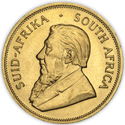 South African Gold Krugerrand, front